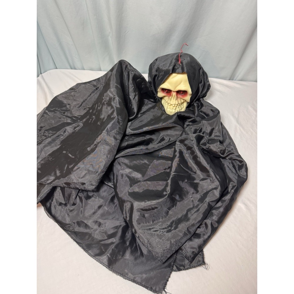 VTG Gemmy Halloween Factory Grim Reaper Hanging Animated Decor - No Sound